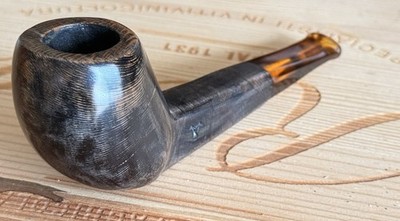 Plane Pipe and Methacrylate Mouthpiece, Handmade.