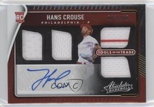 2022 Absolute Tools of the Trade 4 Swatch Signatures /199 Hans Crouse Auto 0wx0
