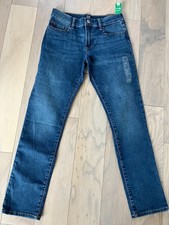 Gap Kids Boys Jeans Size 14 R .Blue High Stretch skinny Denim adjustable Waist
