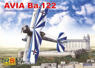 RS Models - Biplane Avia Ba122 1/72 RS Models Acrobatic Czech