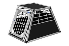N114 Hundetransportbox Gitterbox Aluminium Transportbox Hundebox Alubox Autobox
