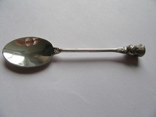 ROBERT ALLISON EDINBURGH HALLMARKED SOLID SILVER THISTLE HEAD SPOON