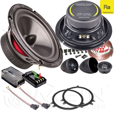 GROUND ZERO LAUTSPRECHER für AUDI A3 8L 1996-2004 Heck Hinten 2-Wege 190W #AJCV
