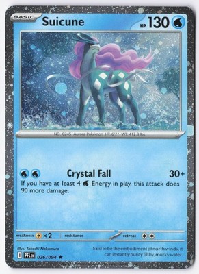 Suicune (Cosmos Holo) Holo Rare Miscellaneous Cards & Products 026/094 NM