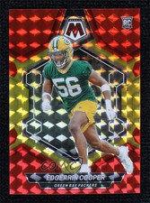 2024 Mosaic Rookies Choice Fusion Red & Yellow Prizm 26/80 Edgerrin Cooper 1co7