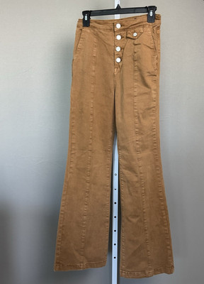 Blank NYC GOLDEN LATTE Wide Leg PANT Size 27 (LONG)