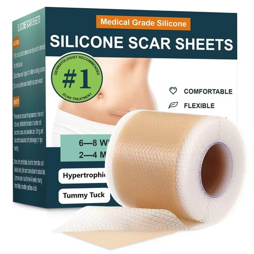 Silicone Scar SheetsSilicone Scar TapeSilicone Sheets For ScarsScar Tape F