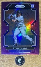 Ryan Vilade 2022 Panini Prizm Baseball Tier II Purple Prizm Rookie Card #163
