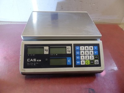 CAS ER Jr Ladenwaage Preisrechnende Waage 6kg / 20g Handelswaage