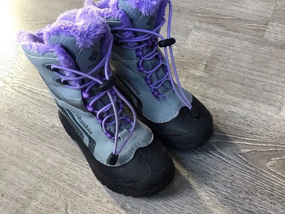 Botas de neve Columbia Bugaboot Omni Heat impermeáveis sapatos BY5954-036 meninas jovens 5 - Imagem 2 de 4