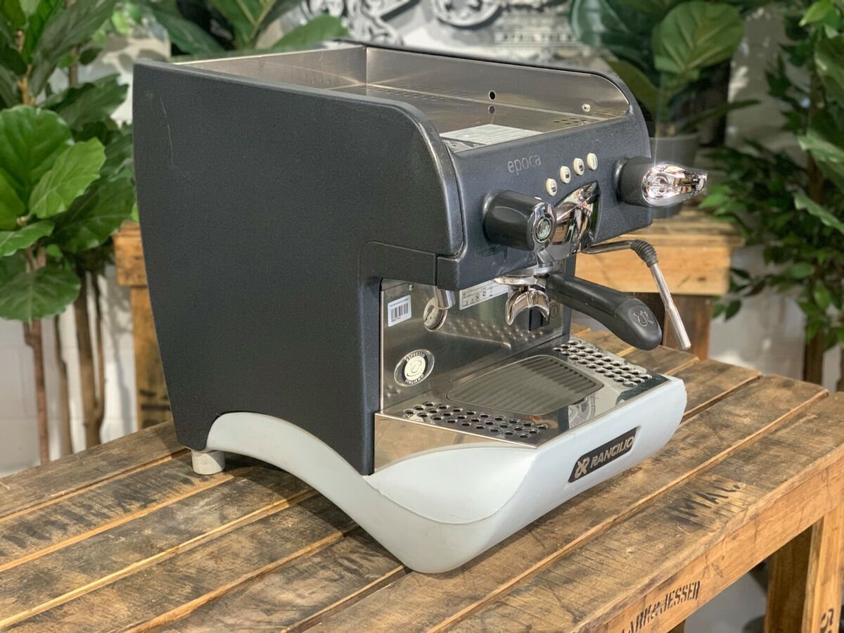 RANCILIO EPOCA 1 GROUP GREY ESPRESSO COFFEE MACHINE RANCILIO EPOCA 1 GROUP GREY ESPRESSO COFFEE MACHINE