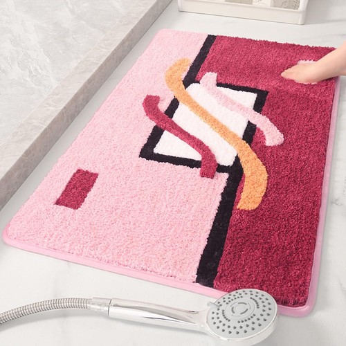 Ultra Absorbent Bath Mat Non Slip and Machine Wash Bathroom Rug Thick