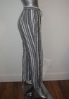 ELLEN TRACY WIDE LEG PANTS - GRAY/WHITE STRIPES - MEDIUM — photo 3