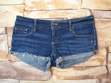 Abercrombie  Fitch Shorts Size 2- 26W Blue Stretch K 