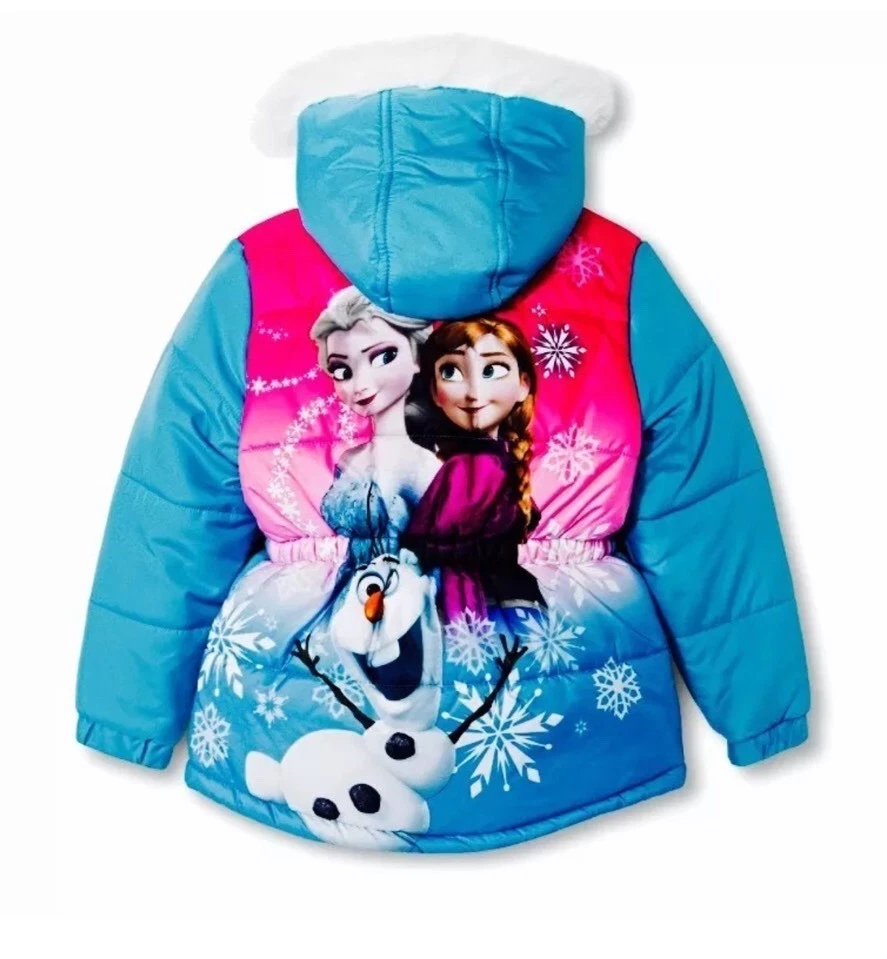 Disney frozen puffer jacket shop