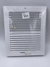 HART/COOLEY A/C - HEAT REGISTER 10x8” (Adjustable) 2-Way Steel-White-NEW