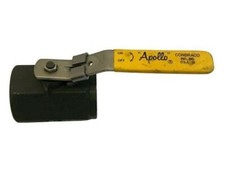 Ball Valve, Carbon Steel, Inline, 2-Piece, Pipe Size 2 in, Connection Type FNPT 