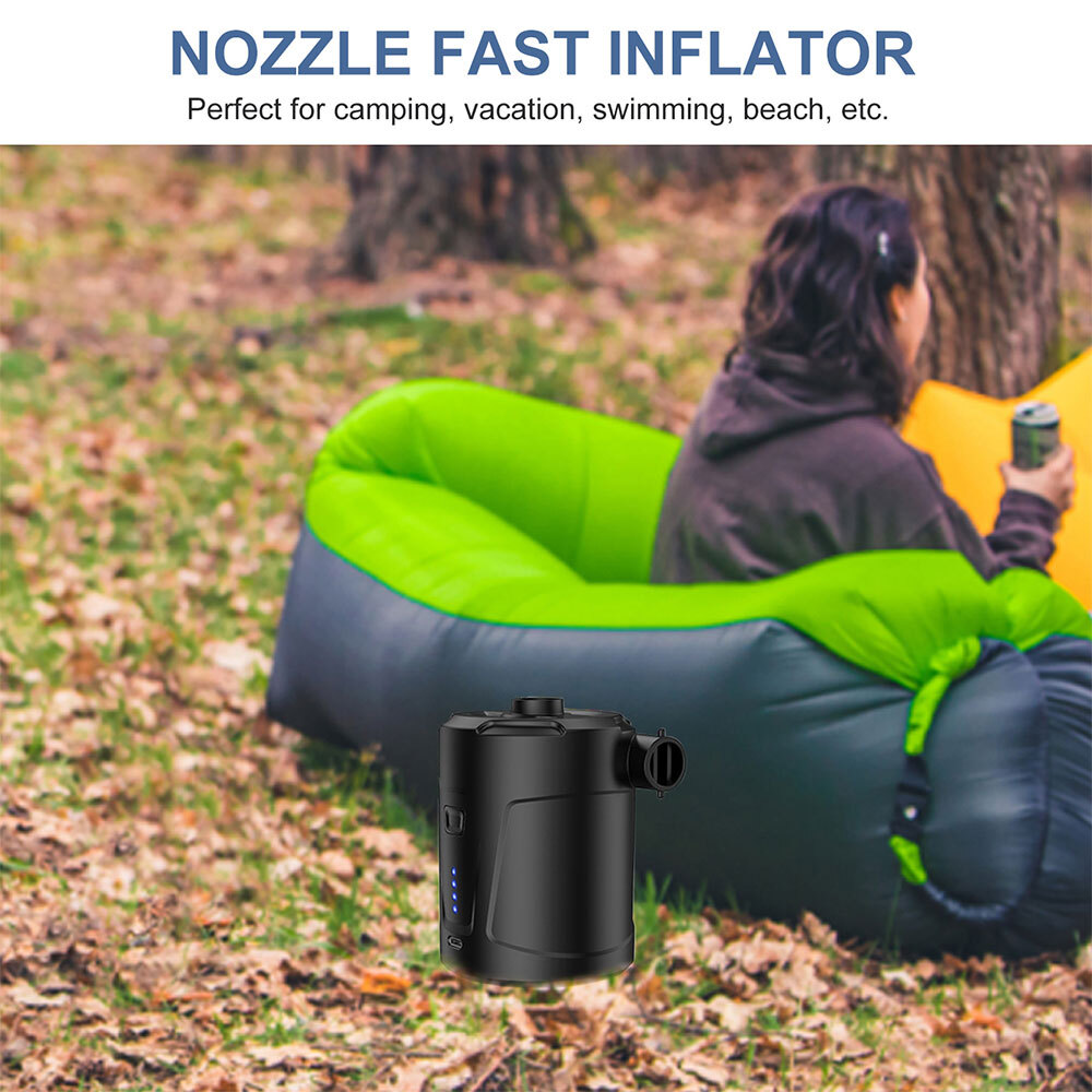 Rechargeable Electric Air Pump Mattres Inflator Deflator For Inflatable