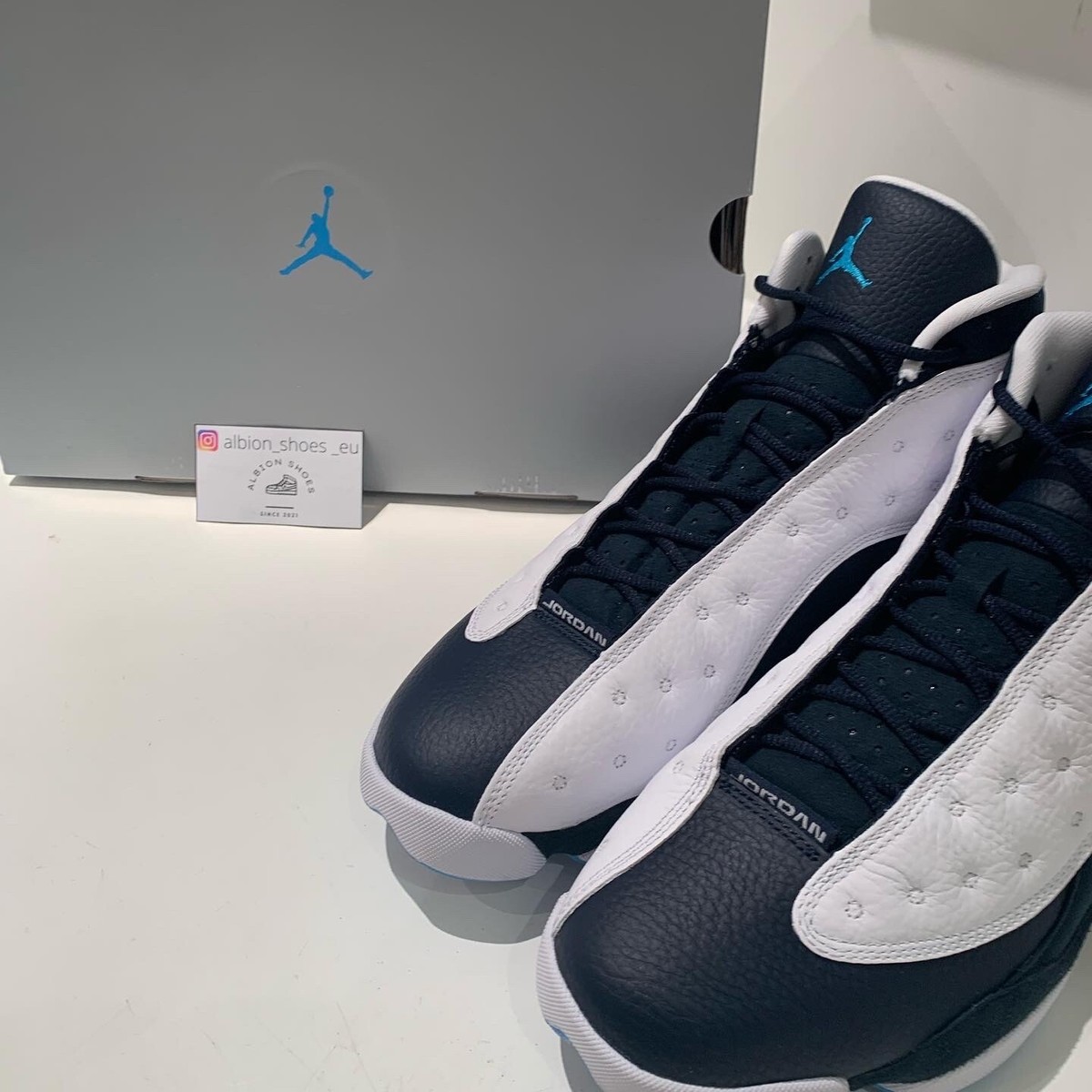 jordan 13 obsidian on feet