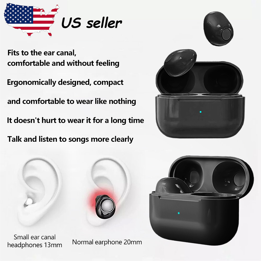 Bluetooth Earbuds TWS 5.2 Easy Use Wireless Invisible Sleep headphones Earphone-image