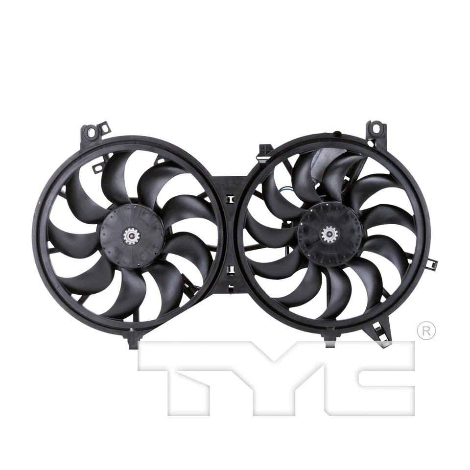For 2014-2015 INFINITI Q60 Dual Radiator and Condenser Fan Assembly TYC 426ED91 - Image 2 of 4