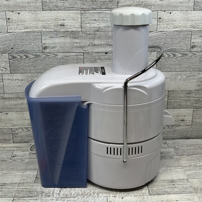 Jack Lalanne Power Juicer CL-003AP Pulp Extractor White Tested
