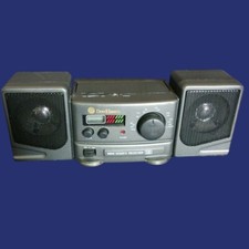 Dow elanco mini boombox am/fm radio with digital clock