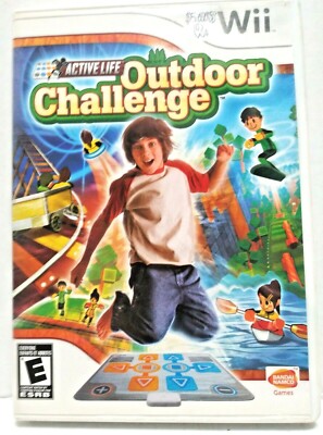 Active Life: Outdoor Challenge (Nintendo Wii, 2008) Complete, Clean Disk