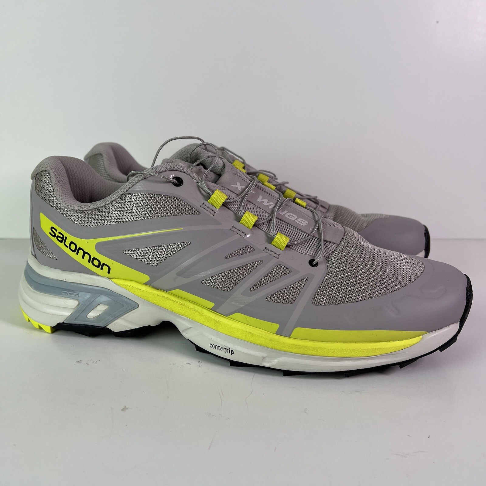 Salomon XT Wings 2 Uomo 10 5 Ceneri di Rose Enotera Enotera Grigio Gorpcore