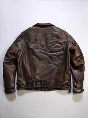 HARLEY ANGEL Mendoza Oil wax horsehide leather man Real HARLEY ANGEL Mendoza Oil wax horsehide leather man Real