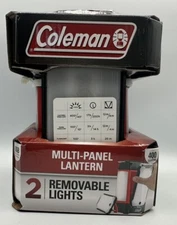 Coleman Multi-Panel LED Lantern With 2 Removable Lights 400 Lumens Brand New