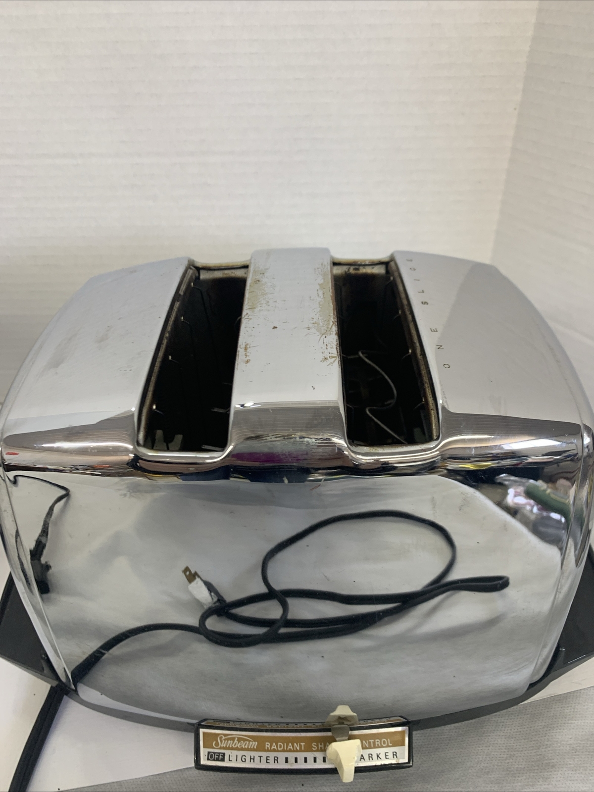 Vintage Sunbeam Radiant Control Auto Drop Toaster Model ATW Chrome USA