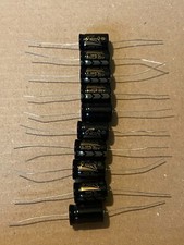 10pc Electrolytic Capacitor Axial 2000hr 105 500uF 50V 13x21mm Supertech