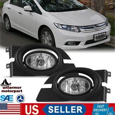 For 98-02 Honda Accord Sedan Clear Bumper Fog Lights Lamp Pair Wiring Switch For 98-02 Honda Accord Sedan Clear Bumper Fog Lights Lamp Pair Wiring Switch