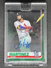 2019 Topps Clearly Authentic Jose Martinez Green Refractor Auto #/99 CCA-JO