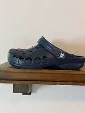CROCS NWT Navy Blue Baya Slip On Sandals M5/W7