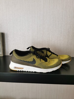 womens nike air max thea black and gold