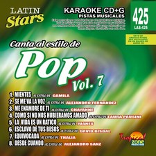 Karaoke Latin Stars 425 Pop Vol. 7