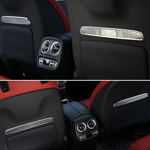 Steel Seat Back Stereo Speaker Panel Cover Trim For Benz W463a G500 G63 19-23 - Imagen 3 de 10