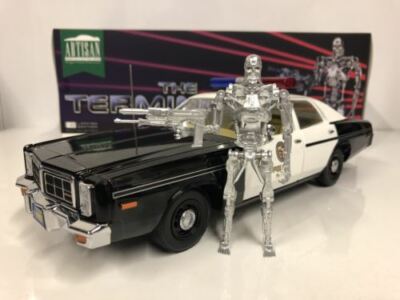 The Terminator Dodge Monaco Police with T-800 Greenlight 19042 1