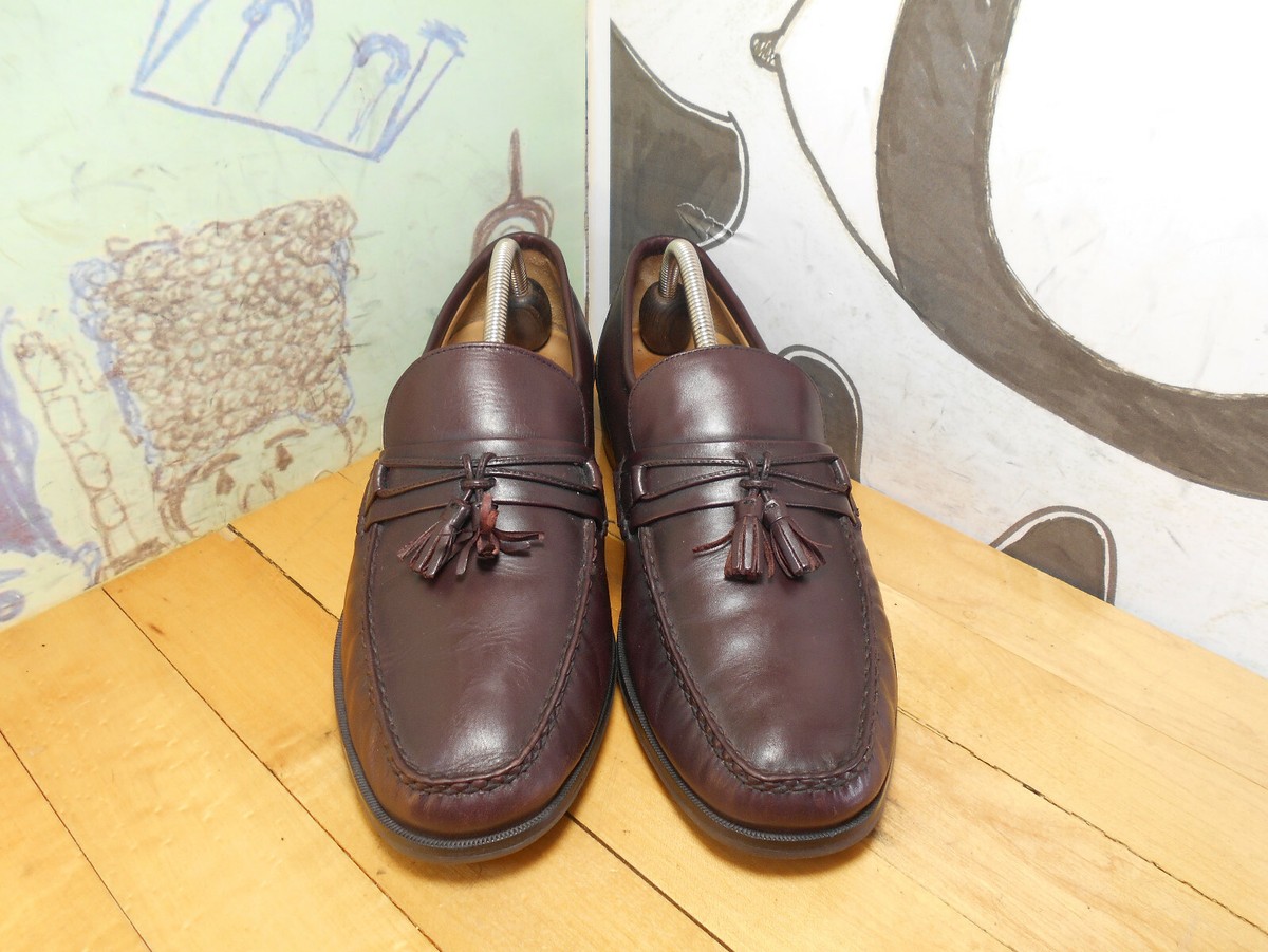 Rockport Dress Shoes Leather Slip On with tassels, Brown, 10 Rockport Men main image 4