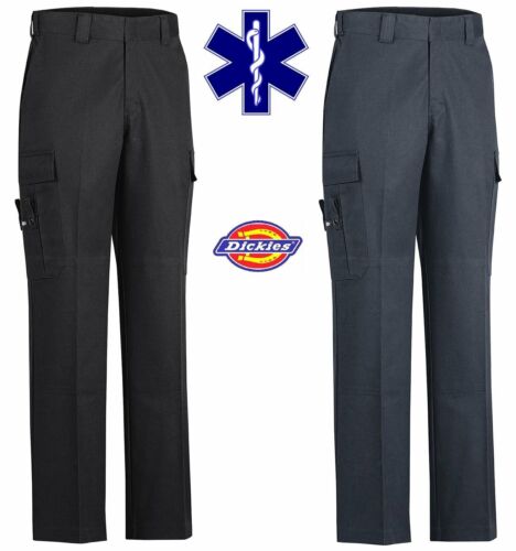 New Dickies Men's EMT/EMS Black Work Pants-Size 36ULx32 - Hemmed-2112377BK - Picture 1 of 2