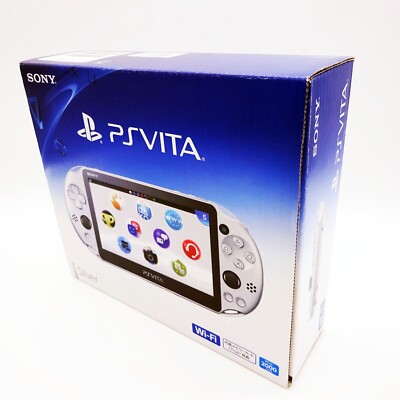 SONY PlayStation PS Vita Wi-Fi Model Silver Game Console PCH-2000