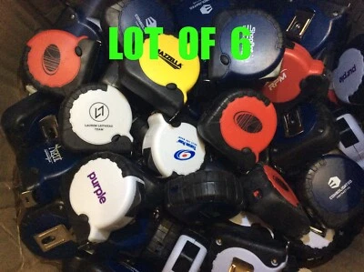 Misprint Assorted Colors Tape Measures, 16 Feet, Lot of 6, 🔥 BEST PRICE 🔥