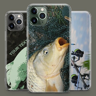 Personalisierte Rute Angeln Fische Hobby Gel Handyhülle für iPhone 16 15 14 13