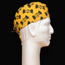 Batman Logo over Yellow theme Scrub Hat