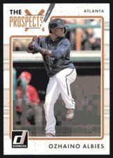 2017 Donruss The Prospects #TP-4 Ozhaino Albies Atlanta Braves
