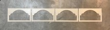 4 Amarr Cathedral Replacement Insert for Short Panel Amarr Garage Door Almond