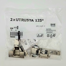 2x IKEA UTRUSTA Hinge with Soft Closing Dampe...