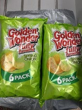 golden wonder Spring Onion 6 Pack 6x25g X3 
